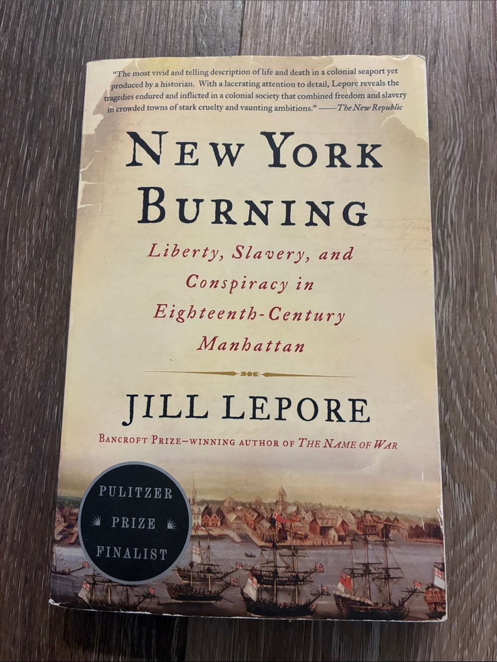 New York Burning Paperback - Cream Cover